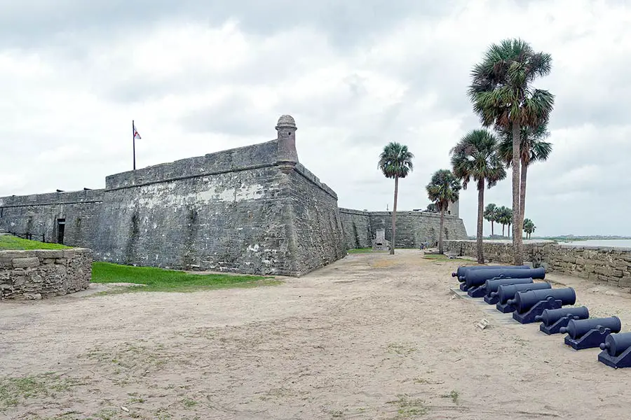 Castillo de San Marcos National Monument an old masonry fort