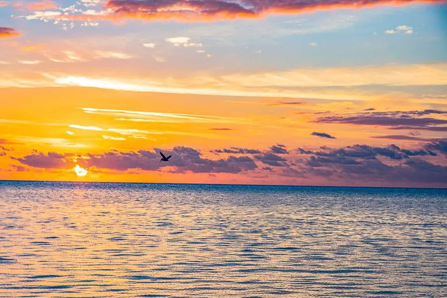 Sunrise viewed from Islamorada, Florida