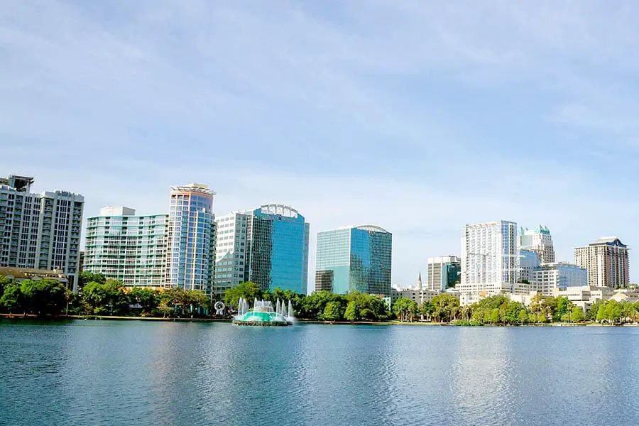 Skyline of downtown Orlando's high rises