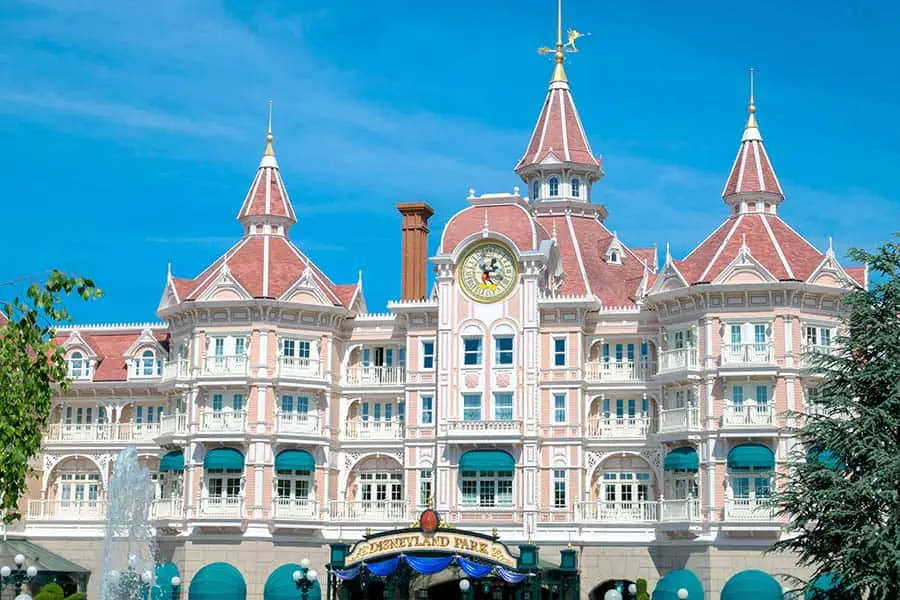 Disneyland Castle in Paris, France