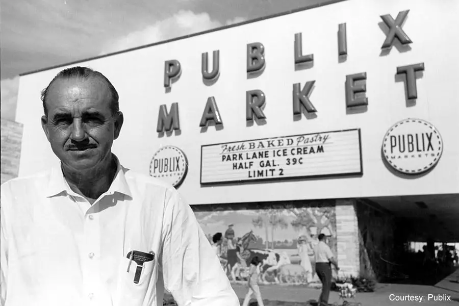 Vintage photo of Publix founder, Mr. George